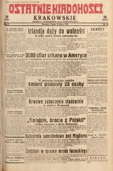 Ostatnie Wiadomości Krakowskie : gazeta codzienna dla wszystkich. 1932, nr 85