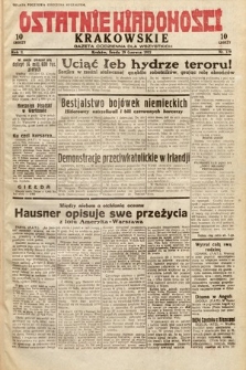 Ostatnie Wiadomości Krakowskie : gazeta codzienna dla wszystkich. 1932, nr 179