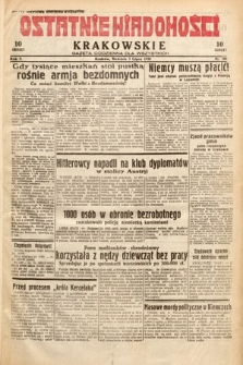 Ostatnie Wiadomości Krakowskie : gazeta codzienna dla wszystkich. 1932, nr 183
