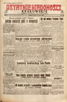 Ostatnie Wiadomości Krakowskie : gazeta codzienna dla wszystkich. 1932, nr 207