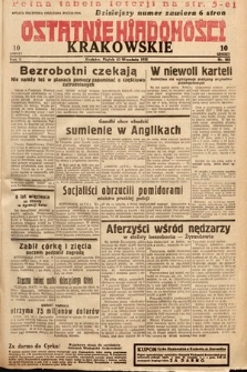 Ostatnie Wiadomości Krakowskie. 1932, nr 265