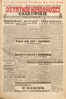 Ostatnie Wiadomości Krakowskie. 1932, nr 266