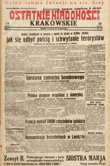 Ostatnie Wiadomości Krakowskie. 1932, nr 355