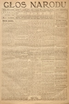 Głos Narodu (wydanie poranne). 1919, nr 3