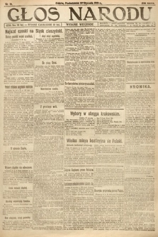 Głos Narodu (wydanie wieczorne). 1919, nr 18