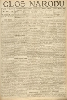 Głos Narodu (wydanie poranne). 1919, nr 26