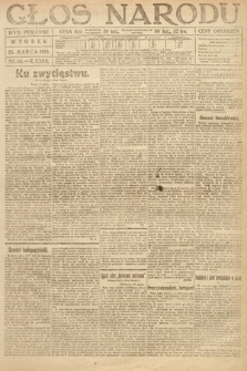Głos Narodu (wydanie poranne). 1919, nr 66