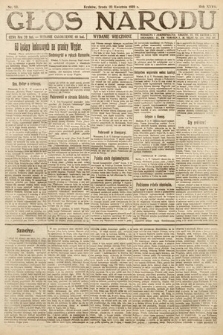 Głos Narodu (wydanie wieczorne). 1919, nr 90