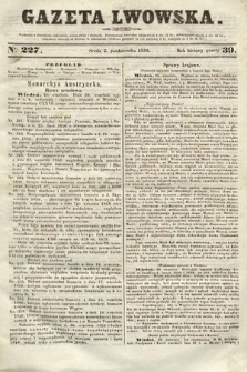 Gazeta Lwowska. 1850, nr 227