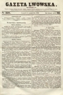 Gazeta Lwowska. 1850, nr 228