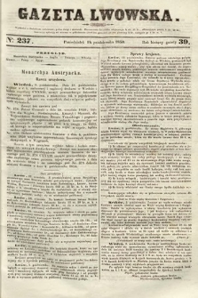 Gazeta Lwowska. 1850, nr 237