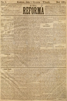 Nowa Reforma. 1884, nr 1