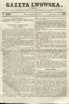 Gazeta Lwowska. 1850, nr 239