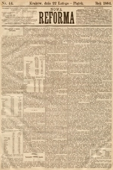 Nowa Reforma. 1884, nr 44
