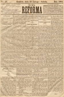 Nowa Reforma. 1884, nr 45