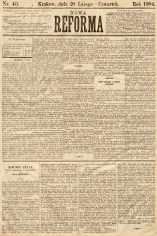 Nowa Reforma. 1884, nr 49