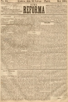 Nowa Reforma. 1884, nr 50
