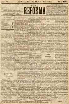 Nowa Reforma. 1884, nr 72