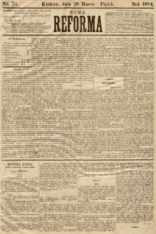 Nowa Reforma. 1884, nr 73