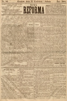 Nowa Reforma. 1884, nr 86
