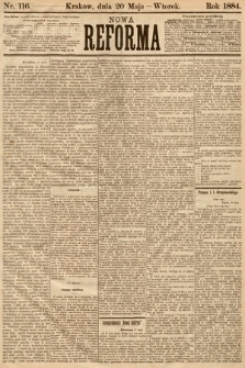 Nowa Reforma. 1884, nr 116