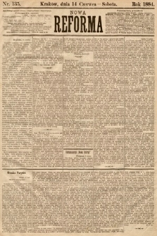 Nowa Reforma. 1884, nr 135