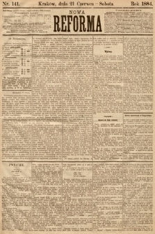 Nowa Reforma. 1884, nr 141