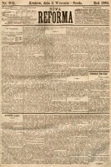 Nowa Reforma. 1884, nr 203