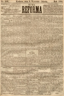Nowa Reforma. 1884, nr 206