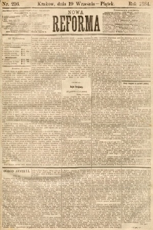 Nowa Reforma. 1884, nr 216