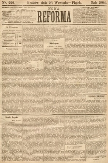 Nowa Reforma. 1884, nr 222