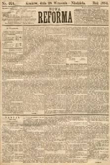 Nowa Reforma. 1884, nr 224