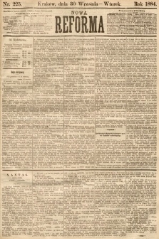 Nowa Reforma. 1884, nr 225