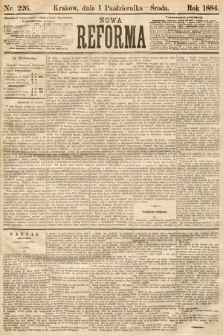 Nowa Reforma. 1884, nr 226
