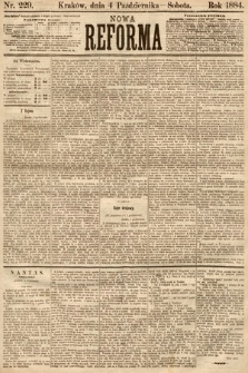 Nowa Reforma. 1884, nr 229