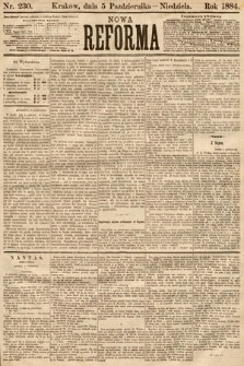 Nowa Reforma. 1884, nr 230
