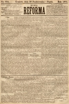 Nowa Reforma. 1884, nr 234