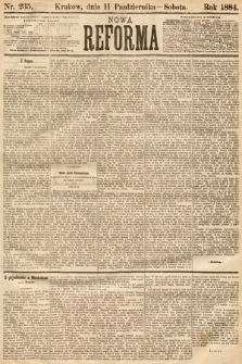 Nowa Reforma. 1884, nr 235