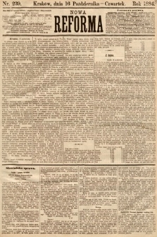 Nowa Reforma. 1884, nr 239