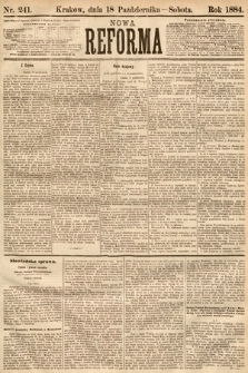 Nowa Reforma. 1884, nr 241
