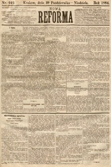 Nowa Reforma. 1884, nr 242