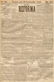 Nowa Reforma. 1884, nr 244