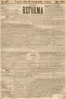 Nowa Reforma. 1884, nr 247