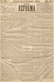 Nowa Reforma. 1884, nr 257