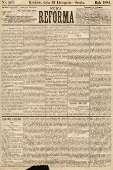 Nowa Reforma. 1884, nr 261