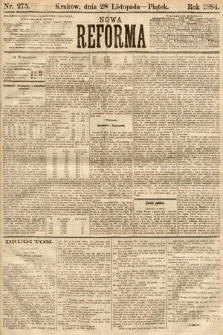 Nowa Reforma. 1884, nr 275
