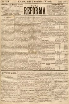 Nowa Reforma. 1884, nr 278