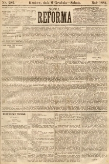 Nowa Reforma. 1884, nr 282