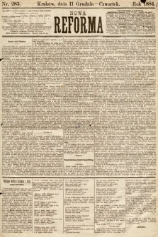 Nowa Reforma. 1884, nr 285