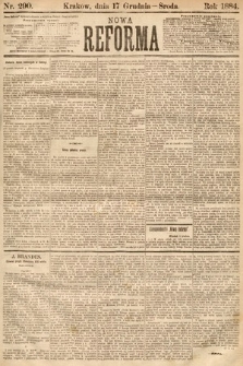 Nowa Reforma. 1884, nr 290